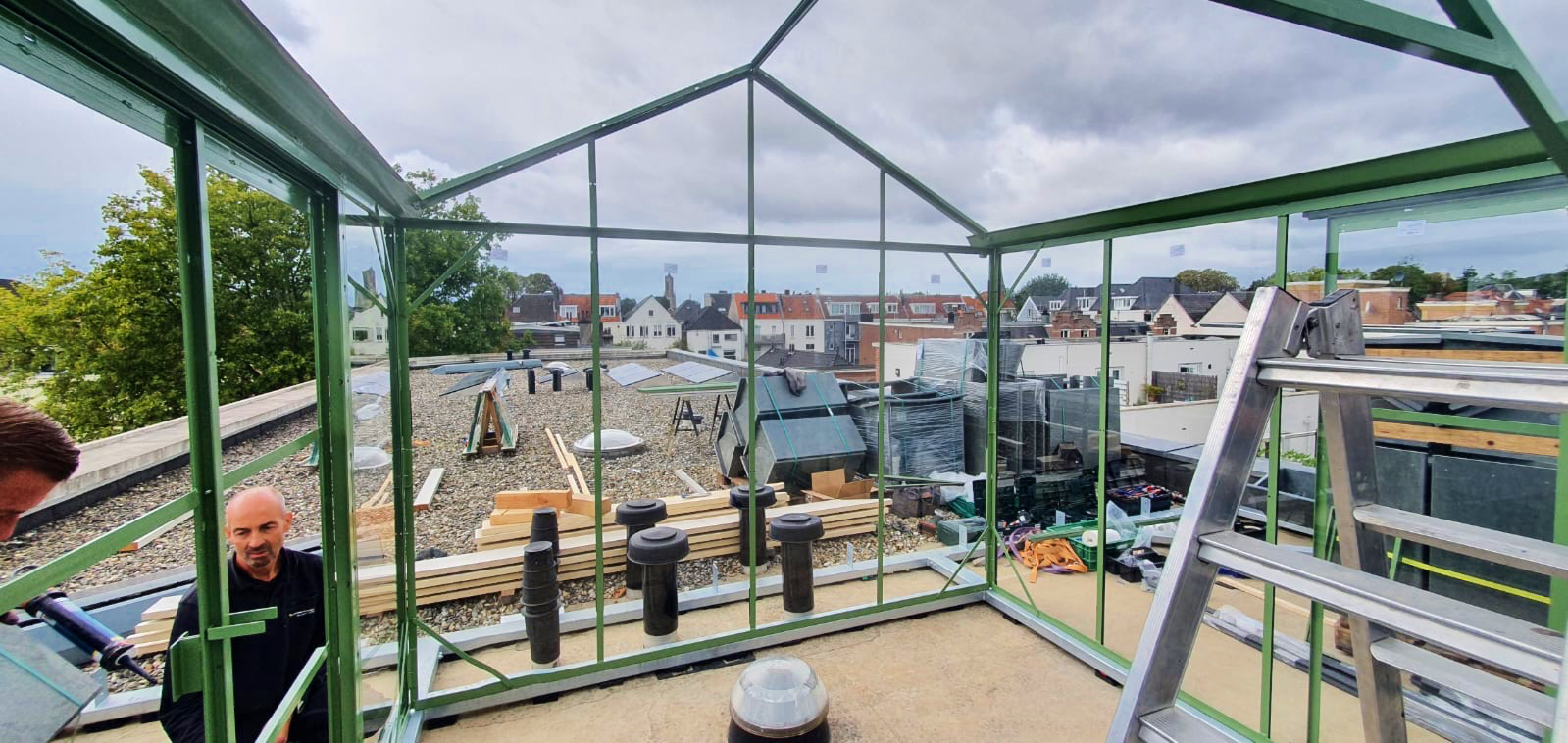 Klimaatslimme daktuin Stadsgras: groene stadsoase 07