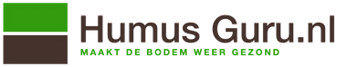Logo Humus Guru | maakt de bodem weer gezond met turfvrij substraat